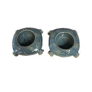 Yankee candle tea light holder blue Arabian